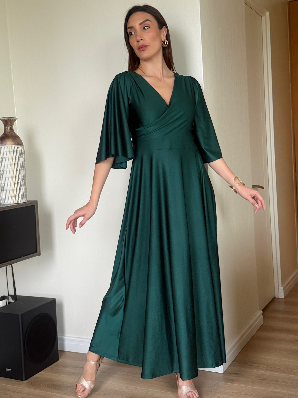 Vestido Isabel Manga Acampanada