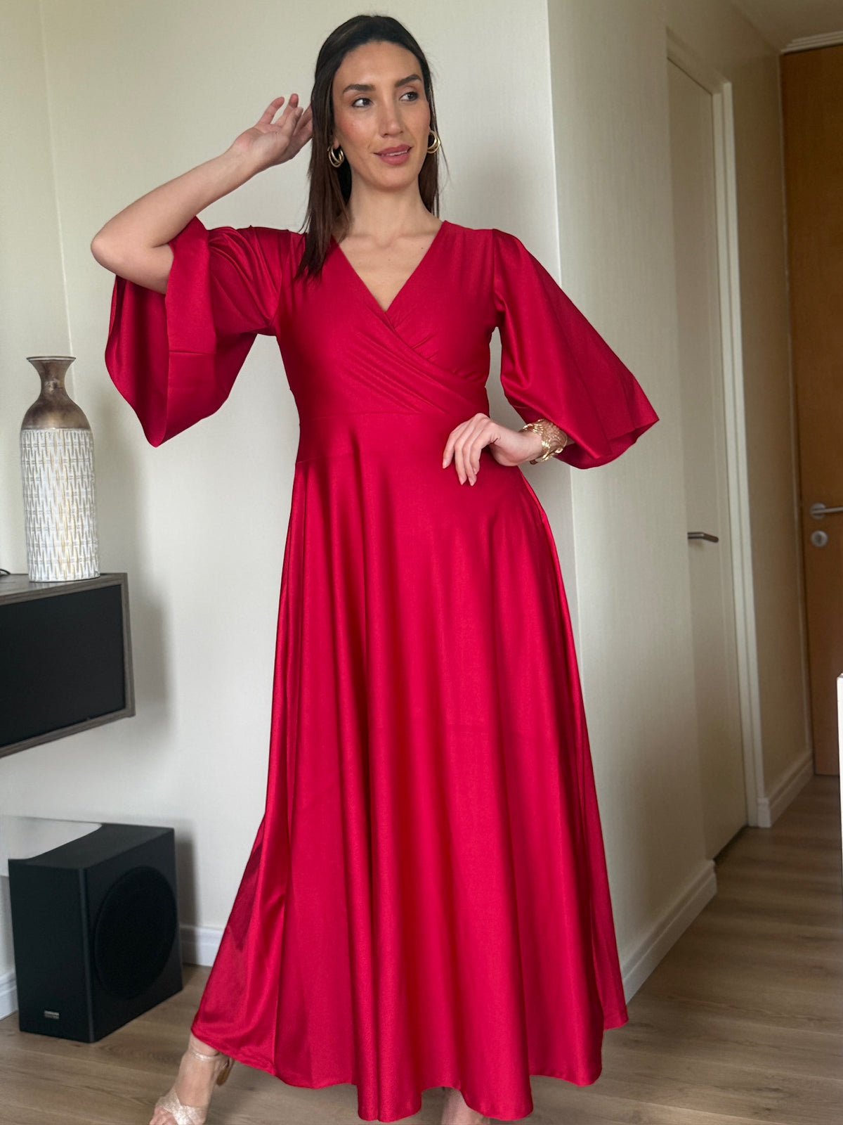 Vestido Isabel Manga Acampanada