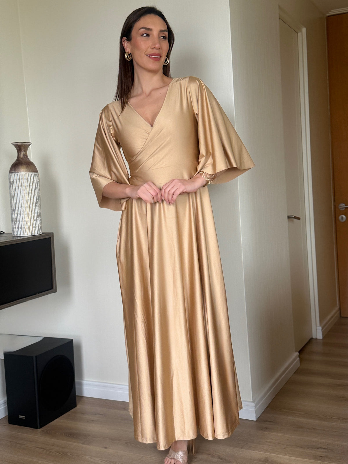 Vestido Isabel Manga Acampanada