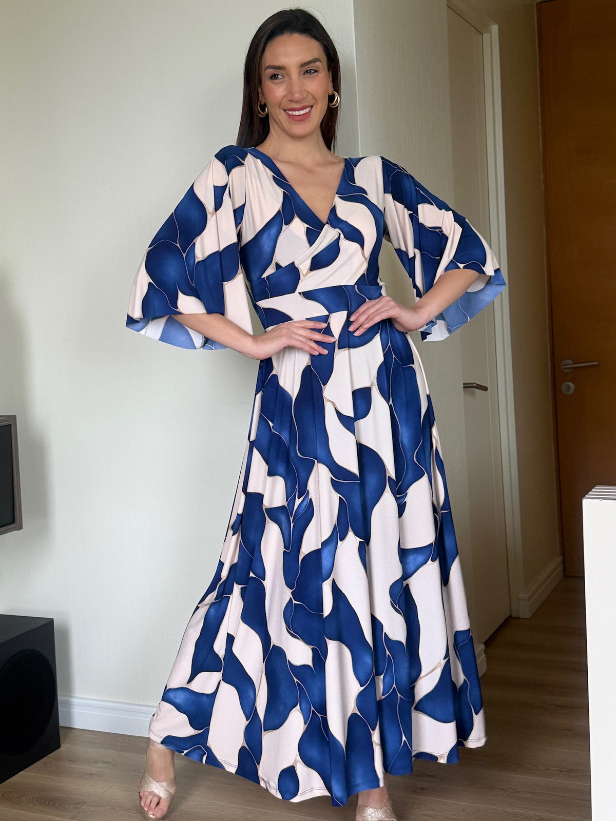Vestido Isabel Manga Acampanada