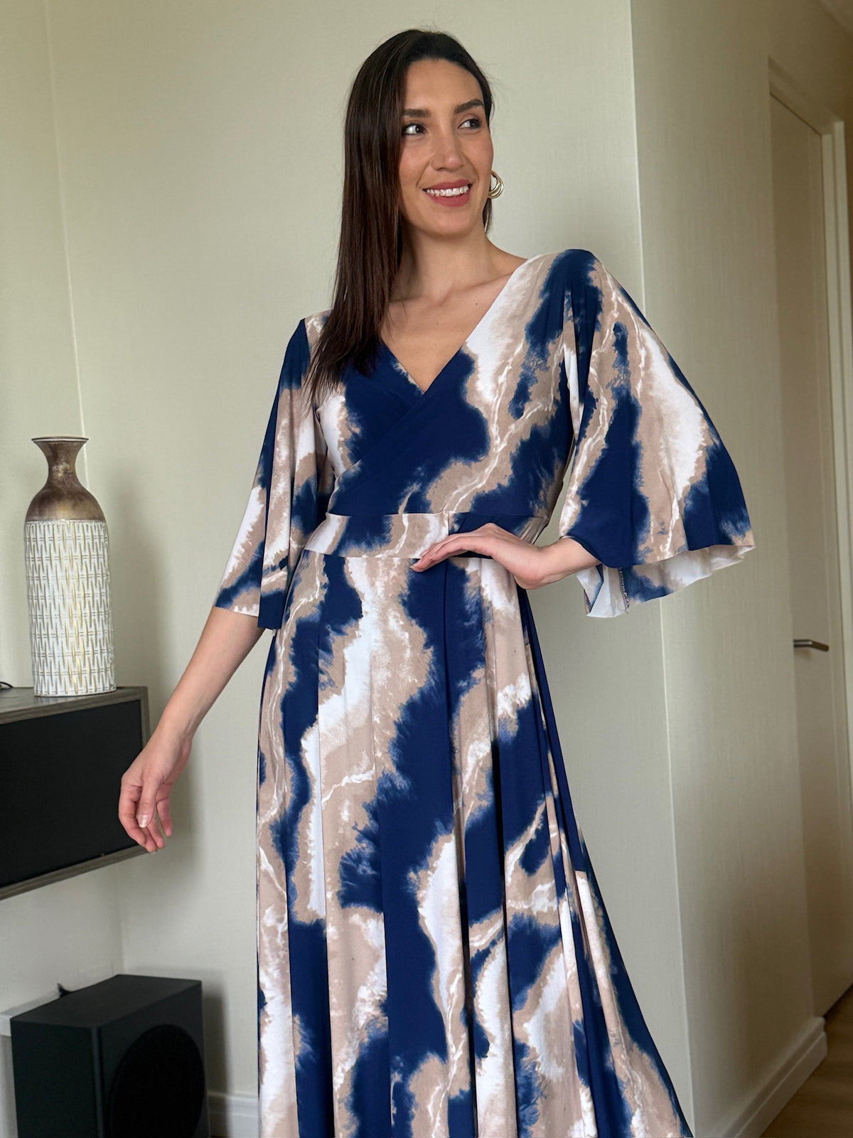 Vestido Isabel Manga Acampanada