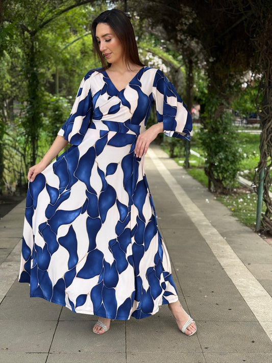 Vestido Isabel Manga Acampanada