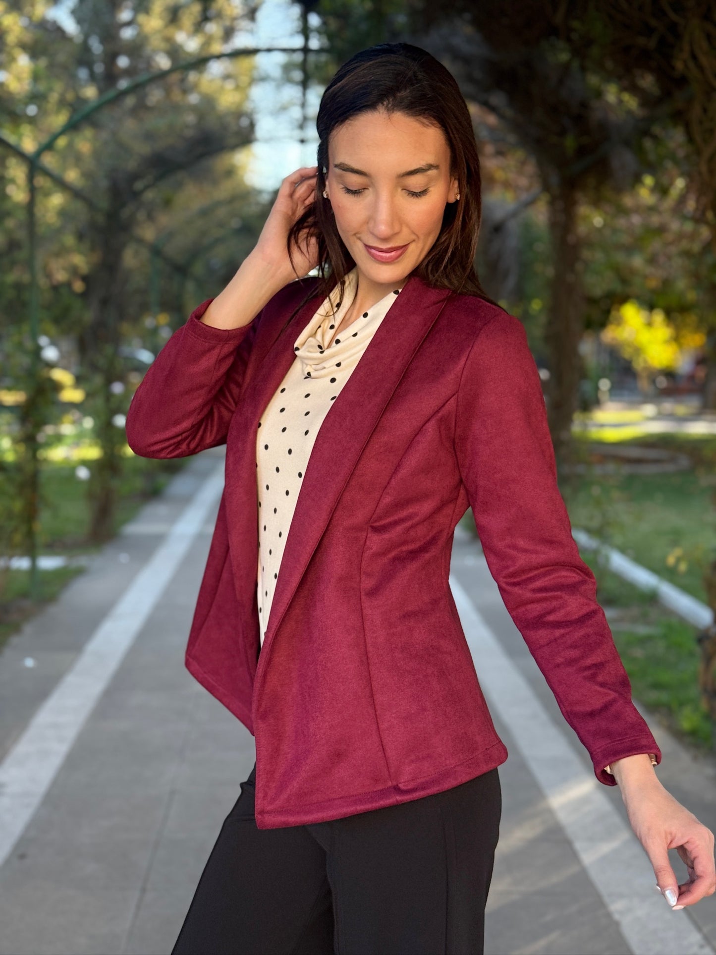Blazer Luis gamuzado
