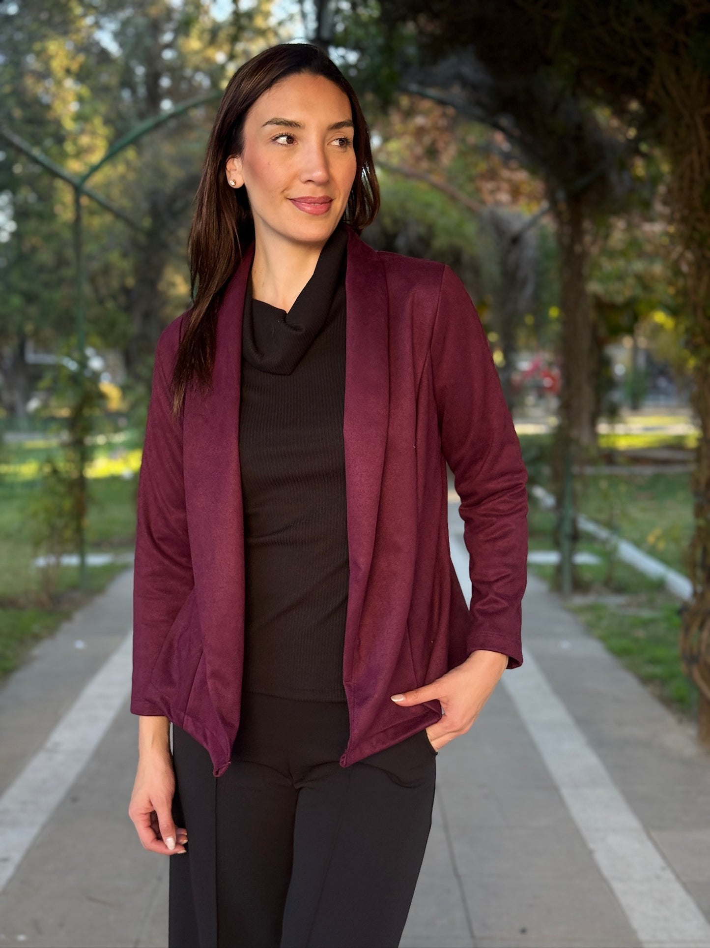 Blazer Luis gamuzado