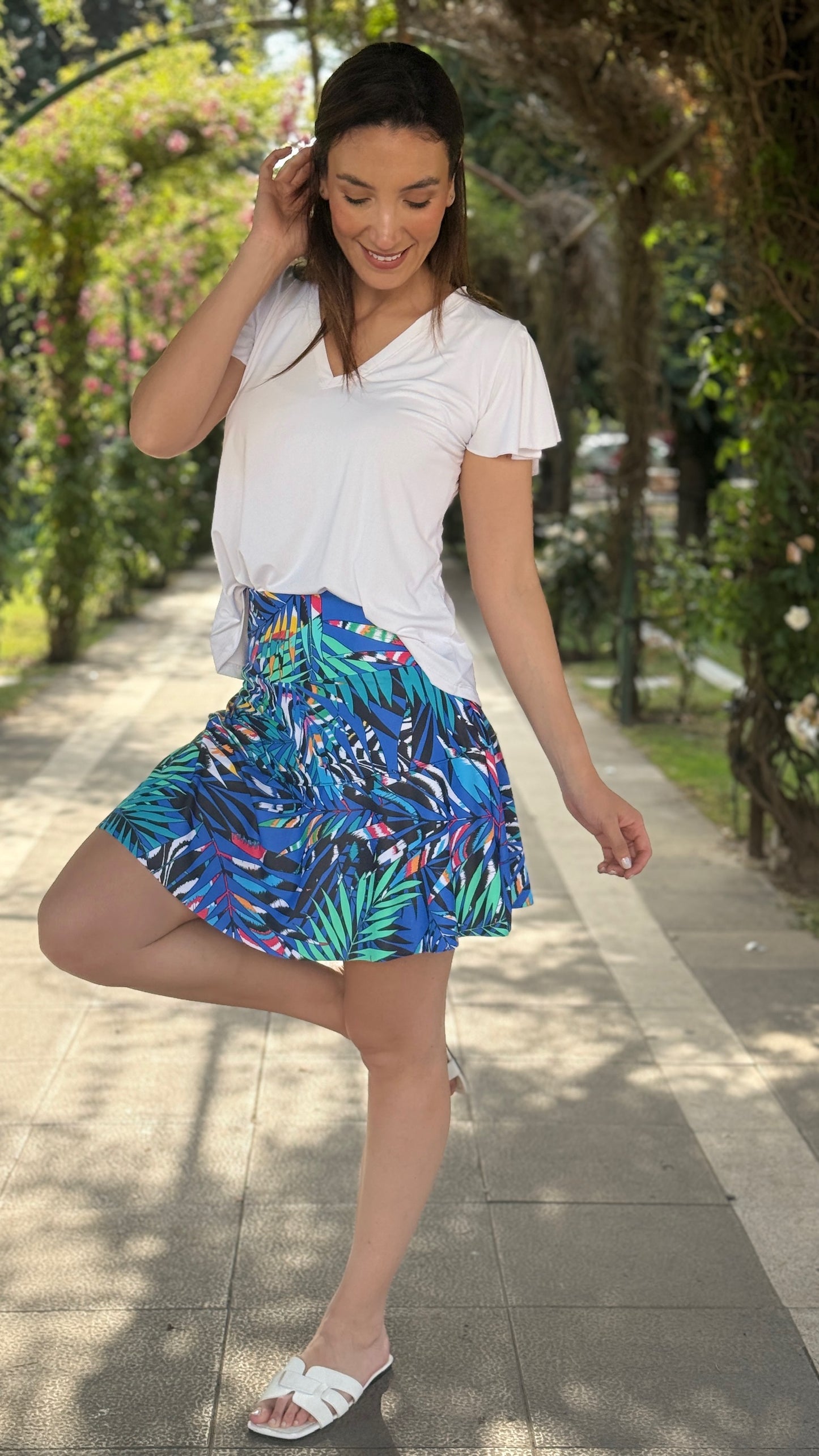 Falda short vuelos