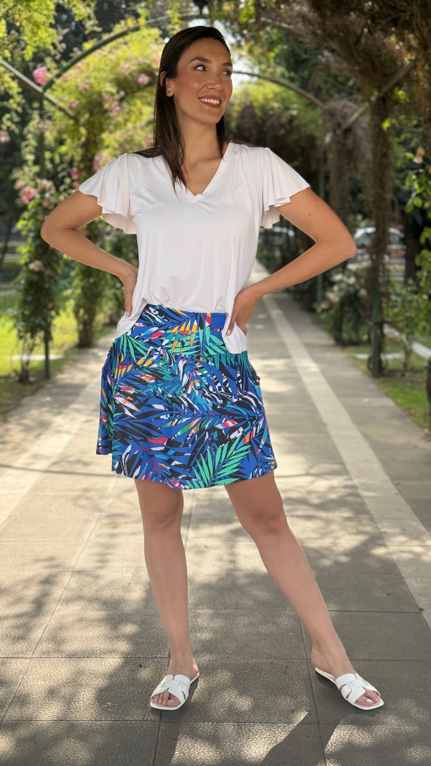 Falda Short Plato