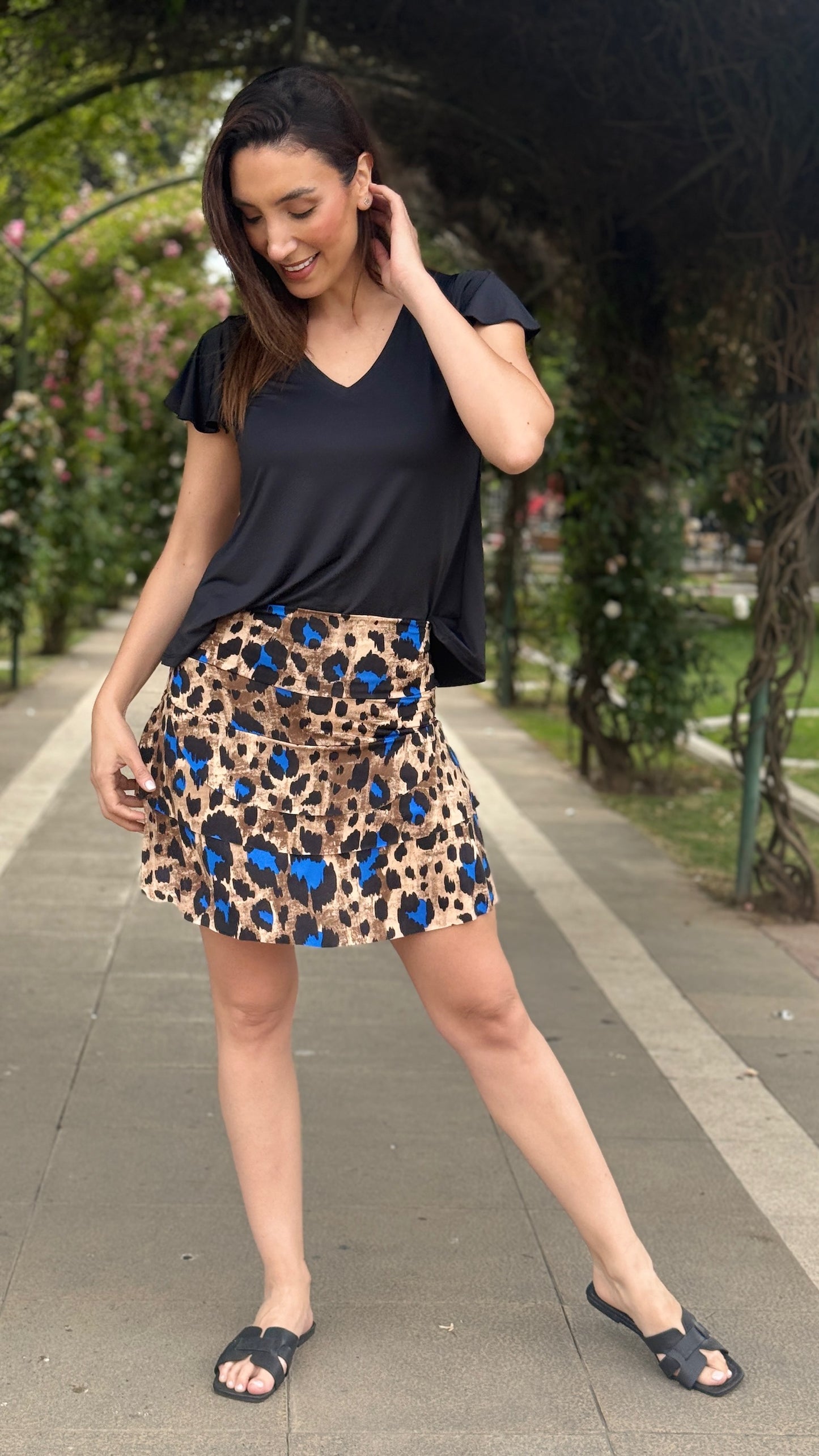 Falda short Capas