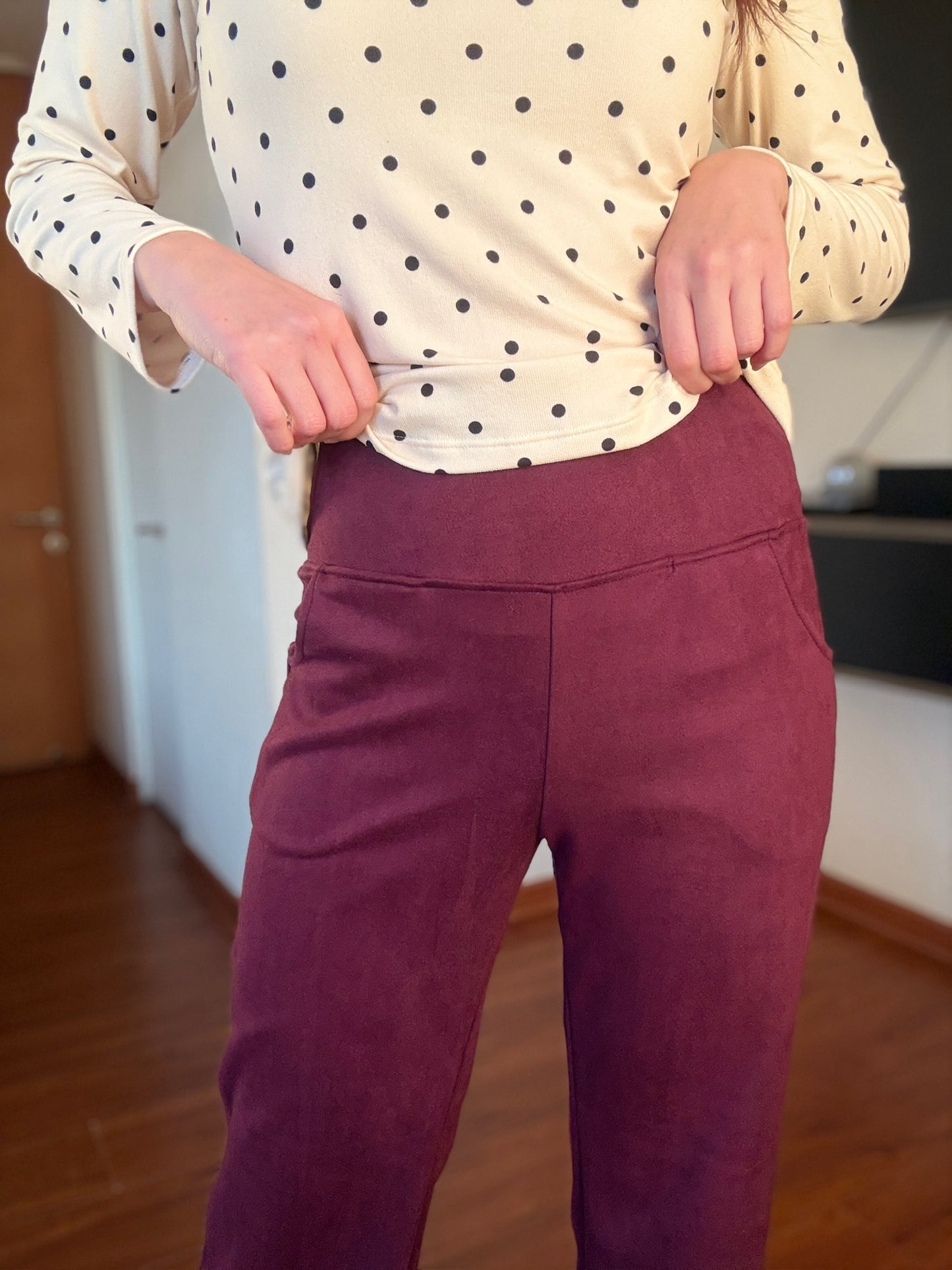 Pantalón Olaya Gamuzado