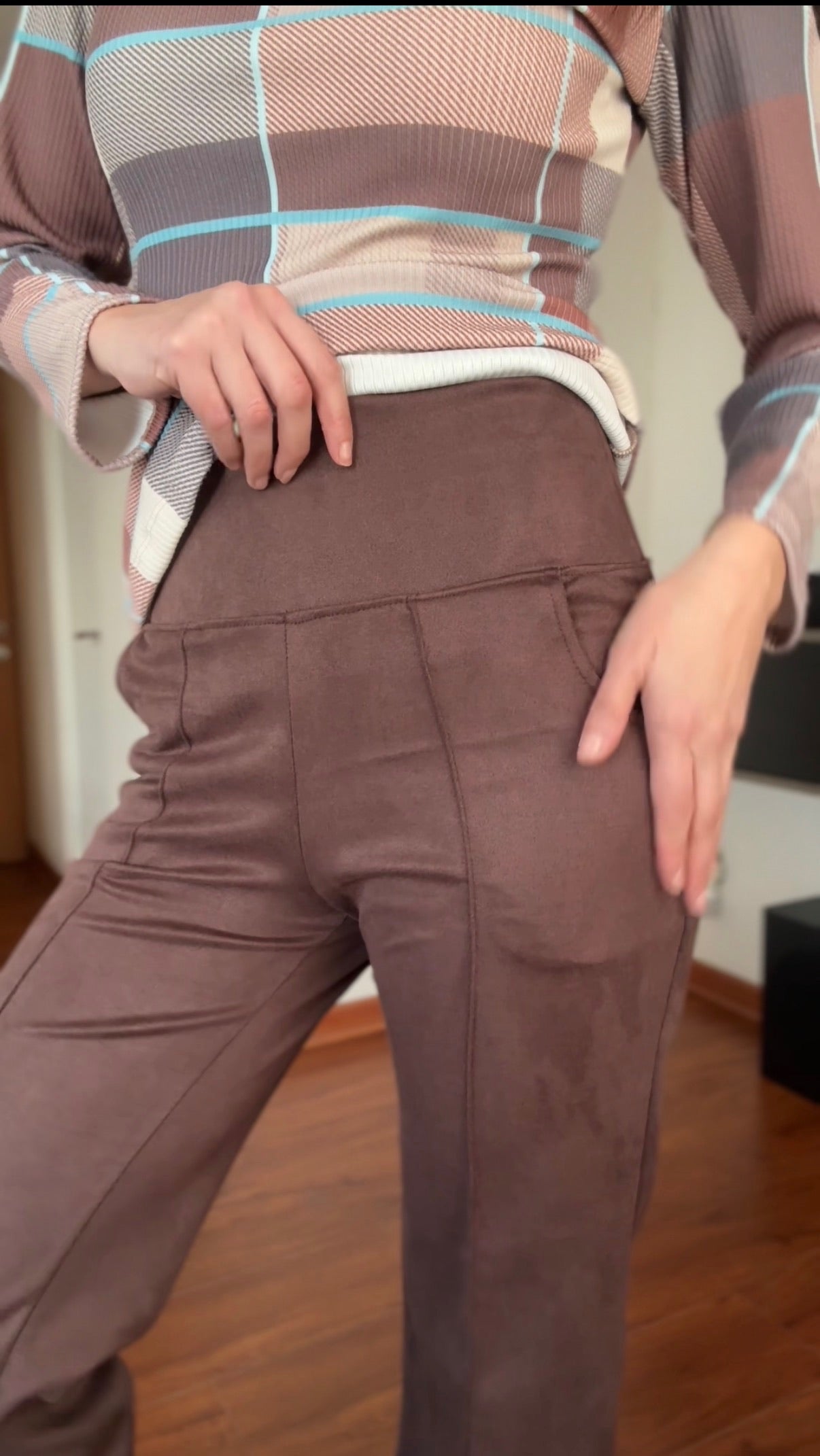 Pantalón Olaya Gamuzado Linea